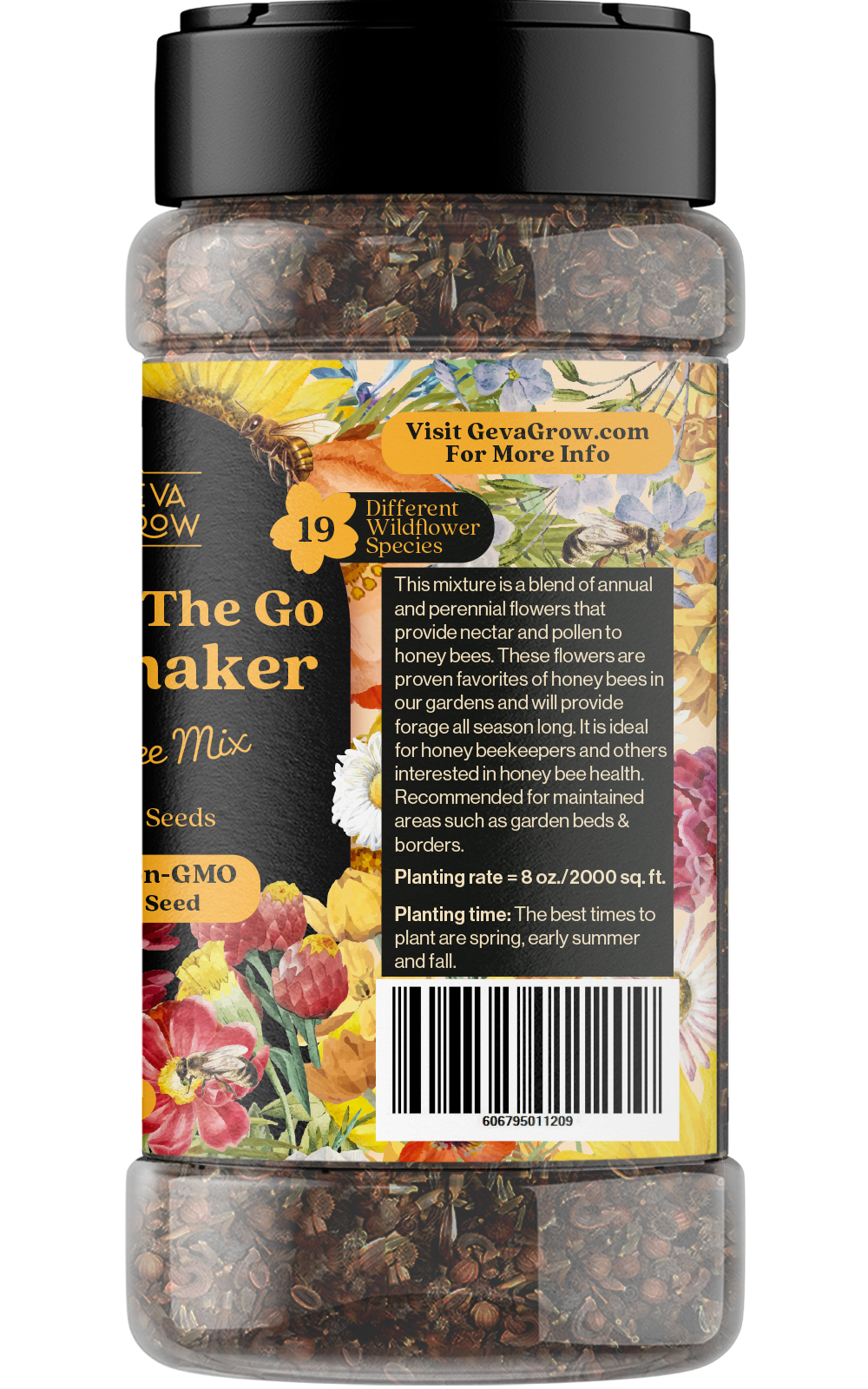 Wildflower Seed Shaker – Honey Bee Mix