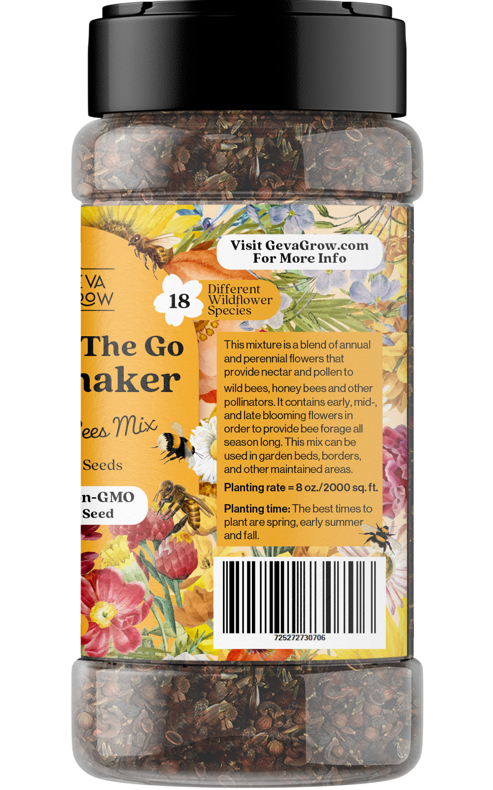 Wildflower Seed Shaker – Save The Bees Mix