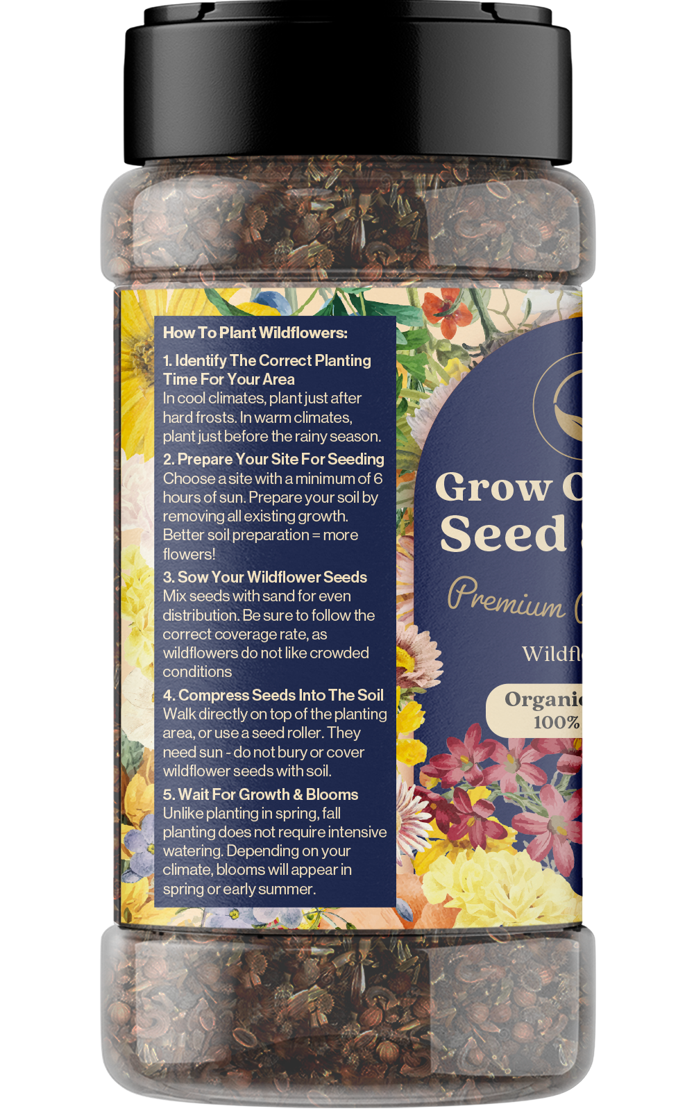 Wildflower Seed Shaker – Perennial Flower Seeds