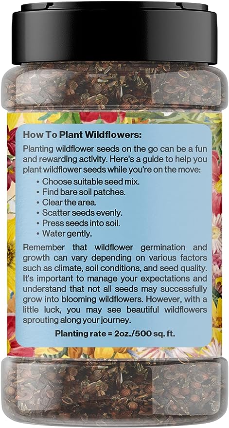 Mini Wildflower Seed Shaker – Regional Northeast Wildflower Seed
