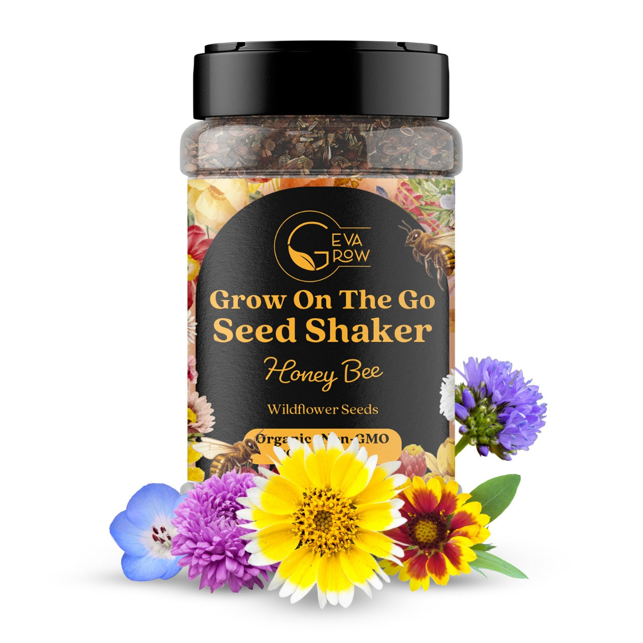 Wildflower Seed Shaker – Honey Bee Mix