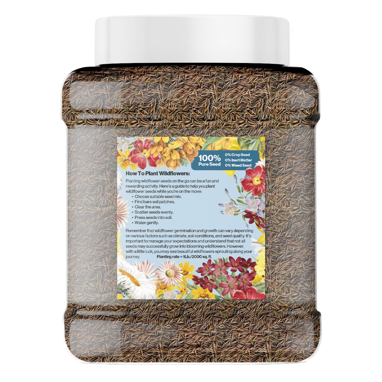 Mini Wildflower Seed Shaker – Regional Northeast Wildflower Seed