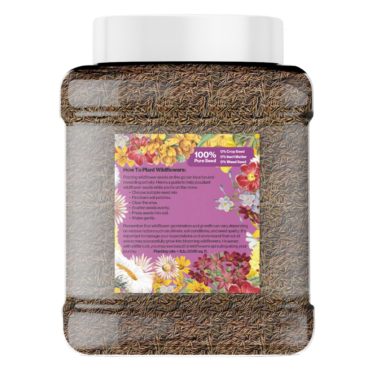 Wildflower Seed Shaker – Bird & Butterfly Seed