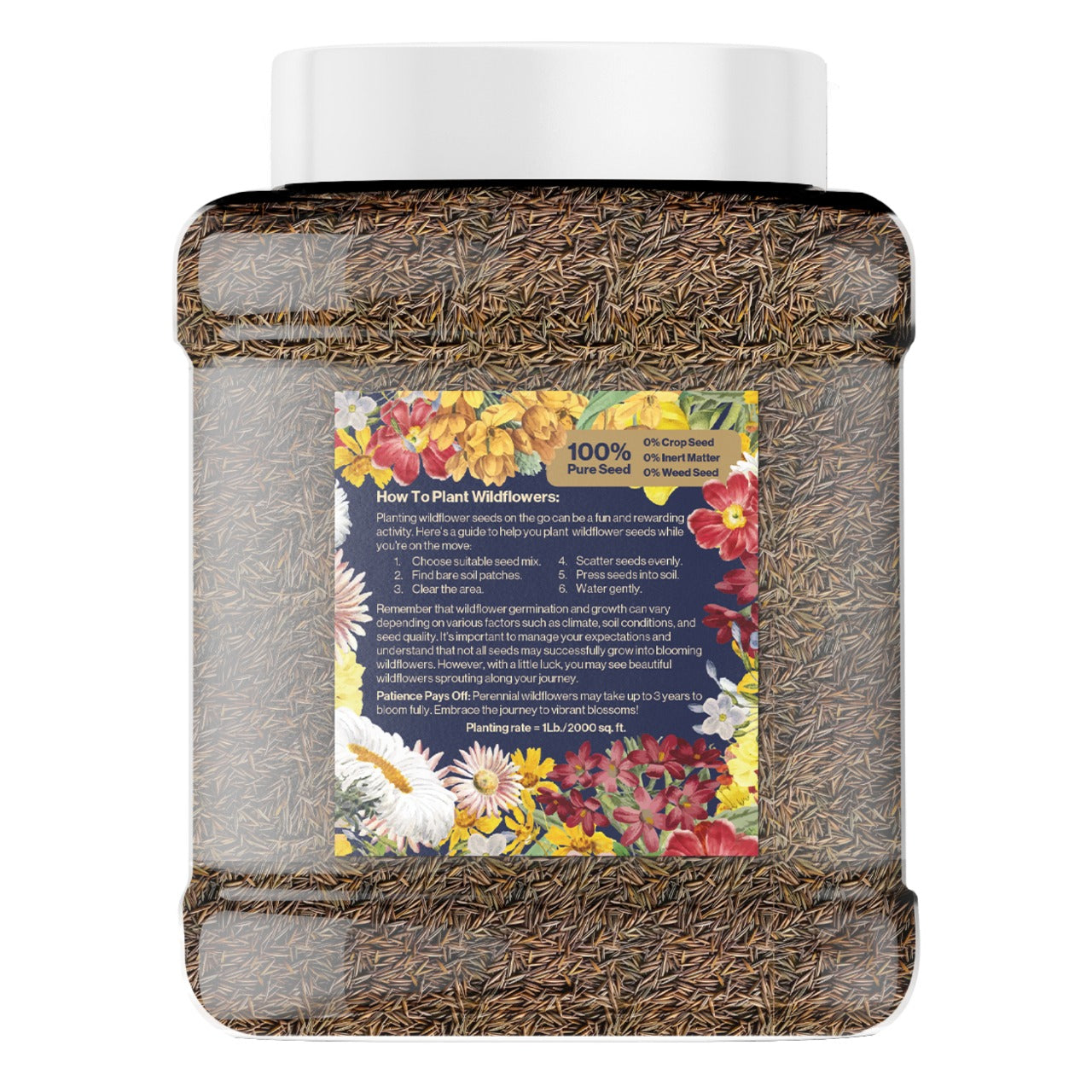 Wildflower Seed Shaker – Perennial Flower Seeds