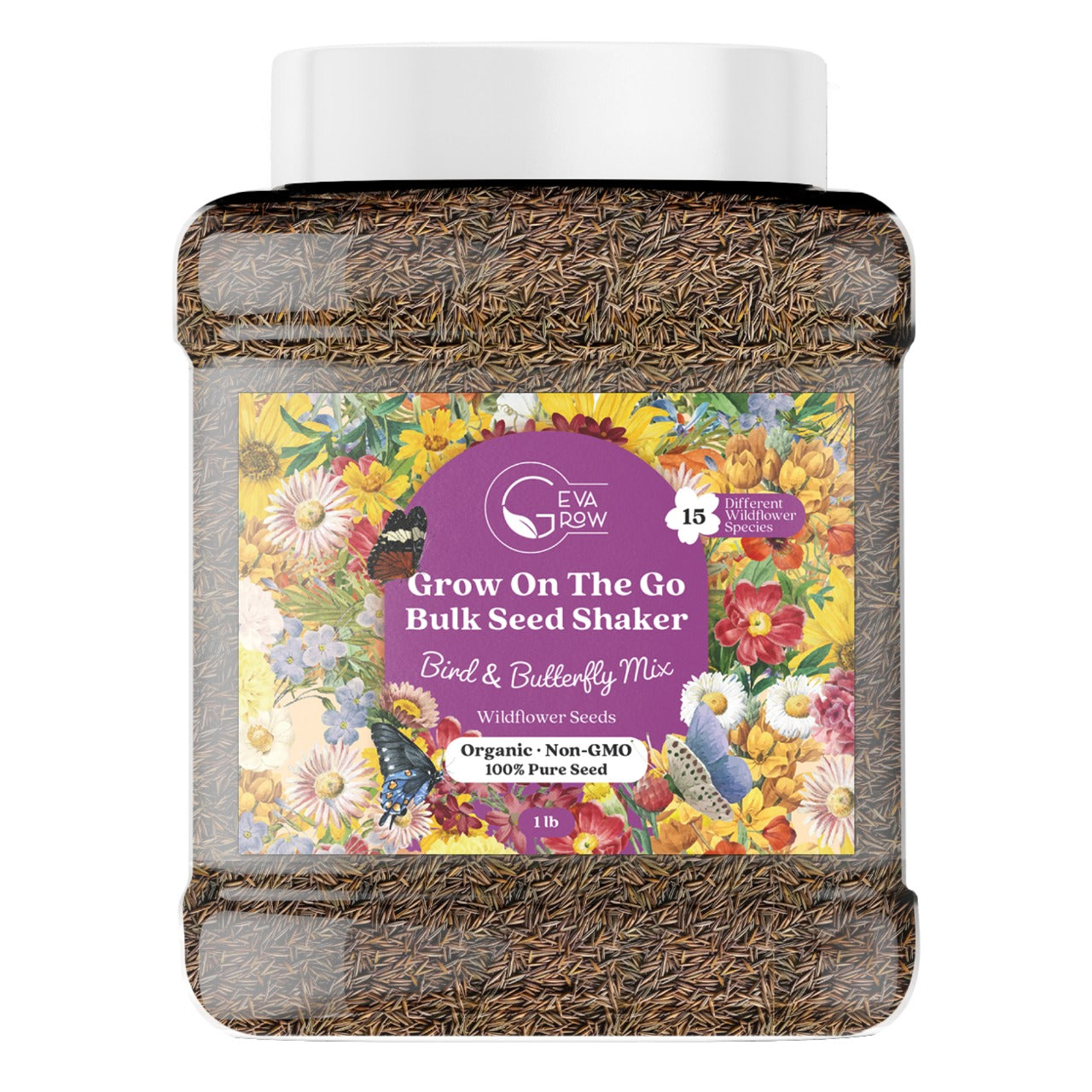 Wildflower Seed Shaker – Bird & Butterfly Seed