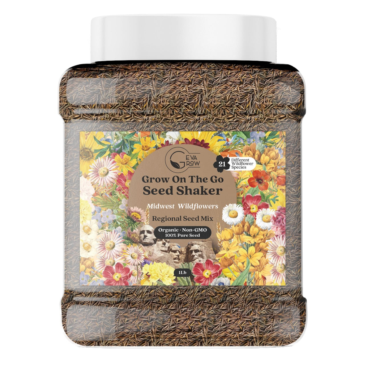 Mini Regional Wildflower Seed Shaker – Midwest Wildflower Seed