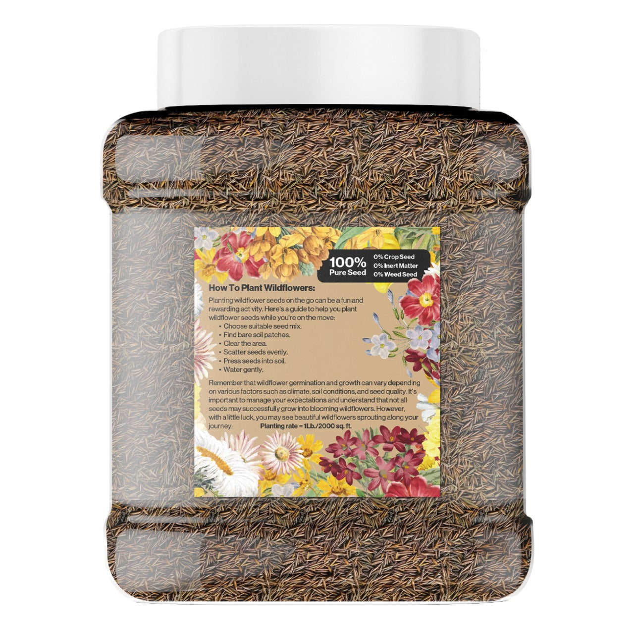Mini Regional Wildflower Seed Shaker – Midwest Wildflower Seed