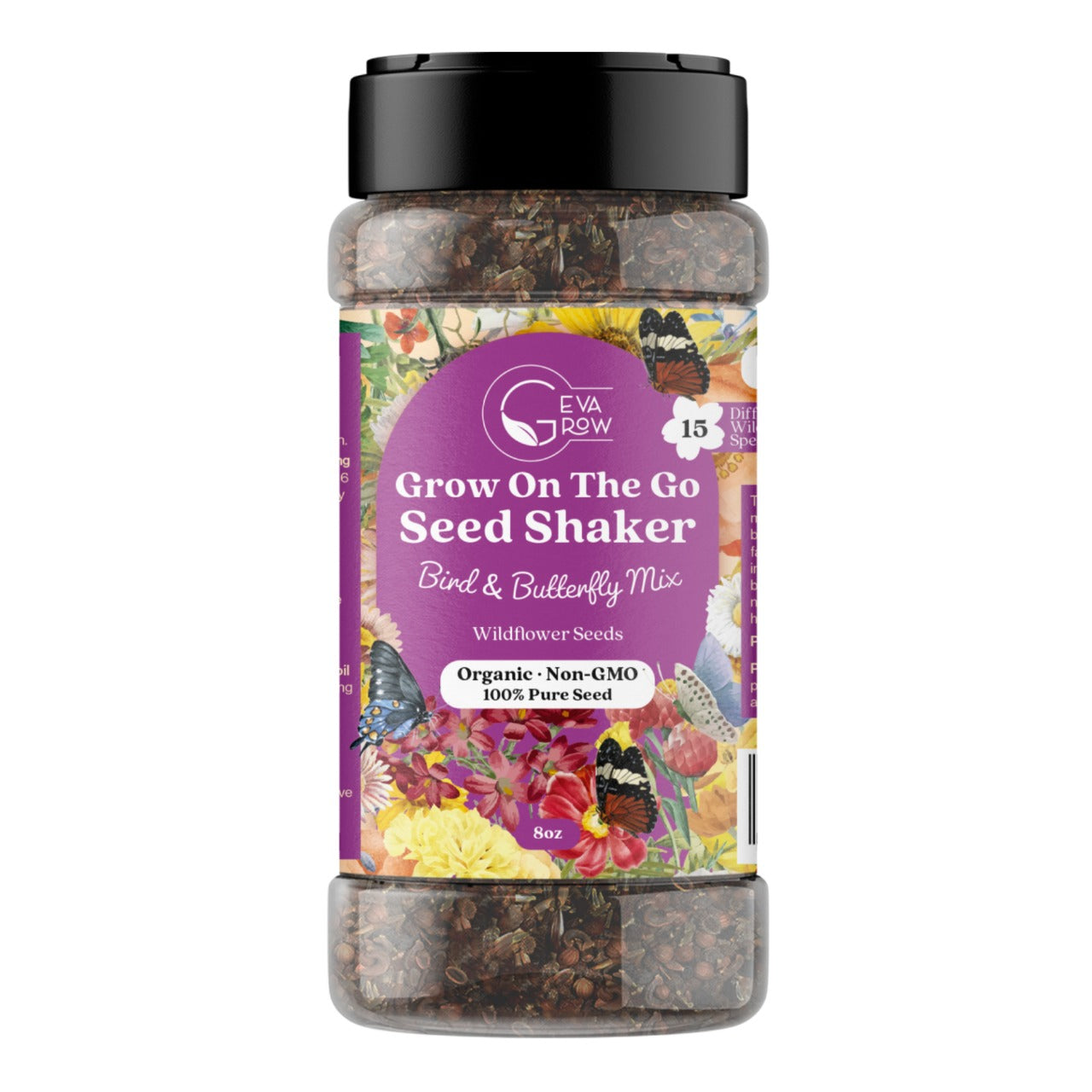 Wildflower Seed Shaker – Bird & Butterfly Seed