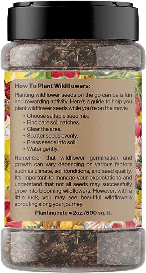 Mini Regional Wildflower Seed Shaker – Midwest Wildflower Seed