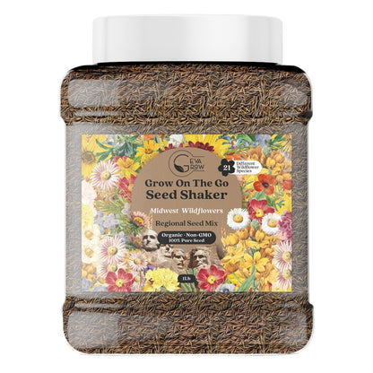 Mini Regional Wildflower Seed Shaker – Midwest Wildflower Seed